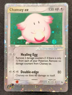 Pokemon TCG Chansey ex 96/109 Ruby & Sapphire 2003 Holo Ultra Rare Basic 120 HP - Image 1