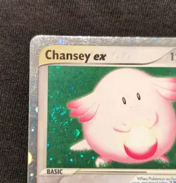 Pokemon TCG Chansey ex 96/109 Ruby & Sapphire 2003 Holo Ultra Rare Basic 120 HP - Image 3