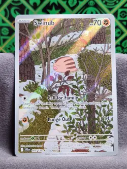 Swinub 165/159 Journey Together Pokemon Illustration Rare - Image 1