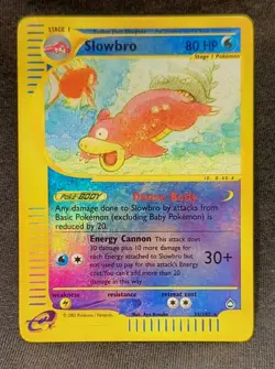 Pokemon Slowbro 33/147 Aquapolis 2002 Holo RARE Reverse Holo Excellent Condition - Image 3