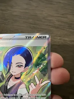 Pokemon TCG Trainer Perrin Holo Rare Twilight Masquerade 209/167 (error card) - Image 3