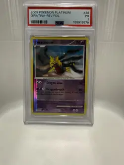 2009 Pokemon Platinum Giratina Reverse Foil 28/127 PSA 1 POP 1 - Image 1