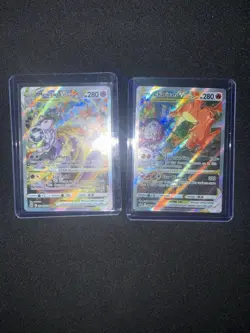 Pokemon Charizard vs Mewtwo VSTAR Duo GG44 Crown Zenith + SWSH262 Promo NM - Image 1