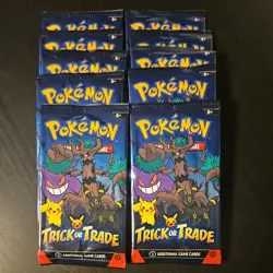 10 Pokemon Trick or Trade Booster Packs 2024 Halloween Edition - Image 1