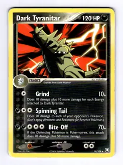 Dark Tyranitar - 019/109 Team Rocket Returns #19 (2004) Rare NM Pokemon - Image 1