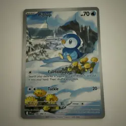 Piplup 98/94 IR Illustration Rare Pokemon Phantasmal Flames Full Art Near Mint - Image 1