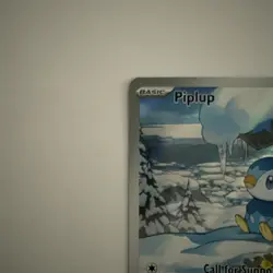Piplup 98/94 IR Illustration Rare Pokemon Phantasmal Flames Full Art Near Mint - Image 2