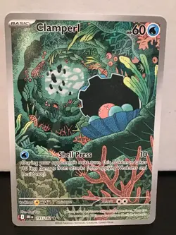 Clamperl 195/182 Illustration Rare Pokemon Destined Rivals - Image 1