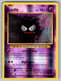 Gastly 47/108 Common Evolutions Pokemon Reverse Holo Lightly Played - Image 1