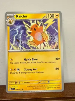 Pokemon TCG Pokemon Raichu Uncommon Regular - Image 1
