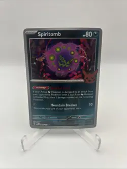 087/132 Spiritomb Halloween Play Pokemon TCG League Stamped Reverse Holo MEGA - Image 1