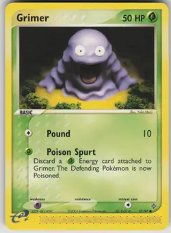 Pokemon TCG Grimer Common Dragon 57/97 - Image 1