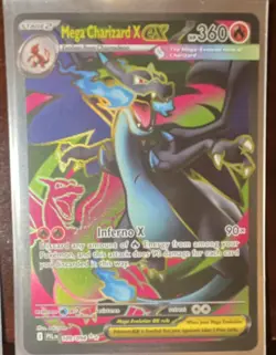 Pokemon TCG PFL en Mega Charizard X EX 109/94 Full Alt Art + 13/94 as added gift - Image 1