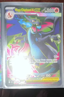 Pokemon TCG PFL en Mega Charizard X EX 109/94 Full Alt Art + 13/94 as added gift - Image 2