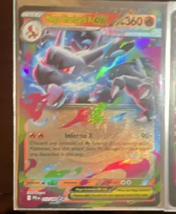 Pokemon TCG PFL en Mega Charizard X EX 109/94 Full Alt Art + 13/94 as added gift - Image 4