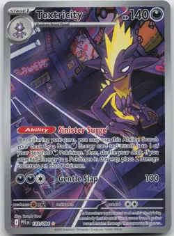Toxtricity 103/094 Illustration Rare Phantasmal Flames Pokemon NM/M - Image 1