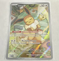 Pokemon Eevee SVP173 Sv: Scarlet & Violet Promo Holo English 50 HP 2025 - Image 1
