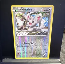 The Pokemon Company Minccino 86/124 Fates Collide Reverse Holo Common Eng 60 HP - Image 1