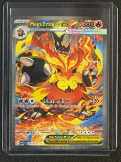 Pokemon: Ascended Heroes - Mega Emboar EX 273/217 Special Illustration Rare - Image 1