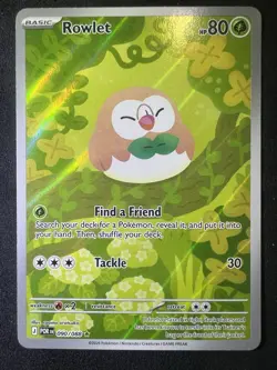 2026 Pokemon - ROWLET - IR Illustration Rare - PERFECT ORDER - 090/088 - Image 1