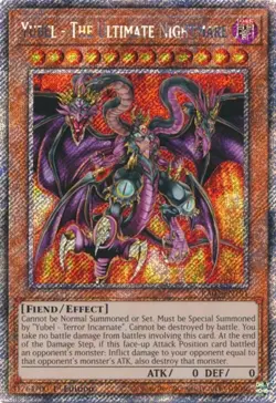 Yugioh! Yubel - The Ultimate Nightmare - RA03-EN191 - Platinum Secret Rare - 1st - Image 1