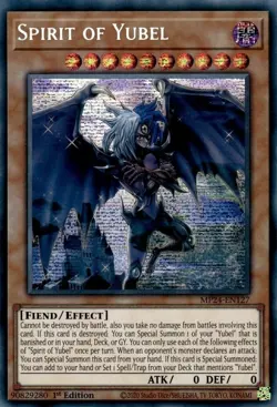 Yugioh! LP Spirit of Yubel - MP24-EN127 - Prismatic Secret Rare - 1st Edition Li - Image 1