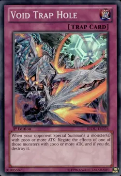 Void Trap Hole - Super Rare 1st Edition REDU-EN076 - LP - YuGiOh - Image 1