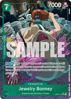 One Piece TCG | Jewelry Bonney (Alternate Art) | EB02-015 | Extra Booster: An... - Image 1