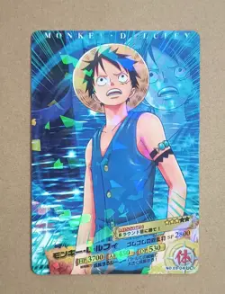 ONE PIECE AR Carddass Monkey D. Luffy 03-04 Holo - Image 1
