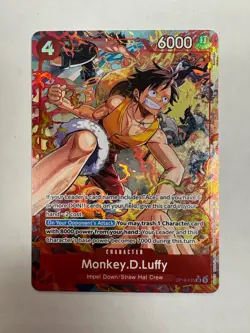 Monkey.D.Luffy Alt Art OP16-015 The Time of Battle ENGLISH IN HAND NM ONE PIECE - Image 1