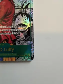 One Piece CCG - Monkey D Luffy OP13-118- Manga Rare - English - SEE DESC - Image 5