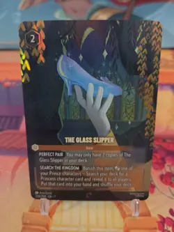 Disney Lorcana The Glass Slipper Enchanted 212/204 EN Archazia's Island - Image 1