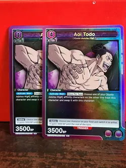 2x Union Arena Aoi Todo - UE08BT: Jujutsu Kaisen UEX02BT/JJK-2-010 - Image 1