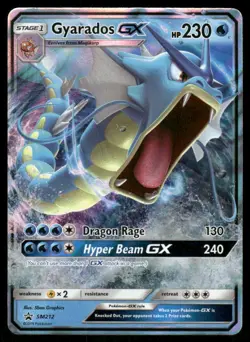 Pokemon Cards Gyarados GX SM212 Sun & Moon Promo NM - Image 1