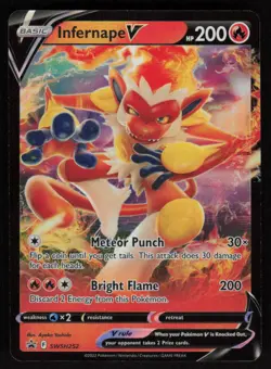 Infernape V SWSH252: Sword & Shield Promo Cards Pokemon TCG Near Mint - Image 1