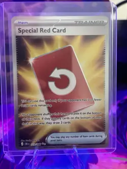 Special Red Card 113/086 Me04: Chaos Rising Holo - Image 1