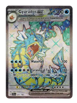 Gyarados ex 225/198 Full Art Secret Rare Scarlet and Violet Pokemon Card - NM - Image 1