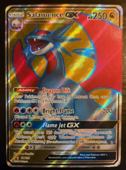 Salamence GX SM139 Black Star Promo Pokemon. Sun & Moon Rare Card. 2018 Holo - Image 1