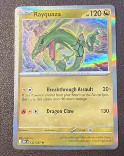 Rayquaza TCG 153/217 Holo Rare Pokemon ME02.5 Ascended Heroes NM/M Card - Image 3