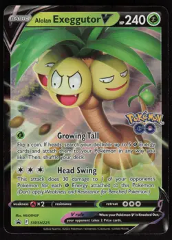 Alolan Exeggutor V SWSH225: Sword & Shield Promo Cards Pokemon TCG Near Mint - Image 1