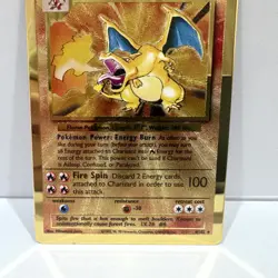 Charizard 4/102 - Gold Metal Card - Celebrations UPC Promo - Pokemon Card - NM - Image 3