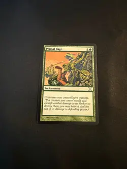 Primal Rage [10th Edition/Tenth Edition] Magic MTG Cards LP - Image 1