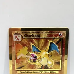Charizard 4/102 - Gold Metal Card - Celebrations UPC Promo - Pokemon Card - NM - Image 2