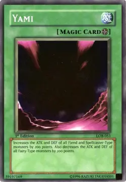 Yu-Gi-Oh! | Yami [LOB-051] Common Moderately Played 1st Edition - Image 1