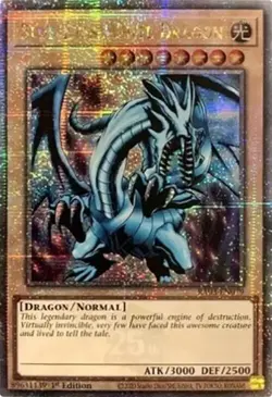 Yu-Gi-Oh! | Blue-Eyes White Dragon (Quarter Century Secret Rare) [RA03-EN079] Qu - Image 1