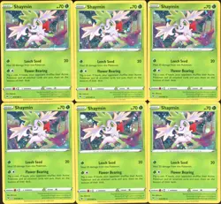 Shaymin 015/185 Cosmos Holo Promo - 6 Card Lot - Image 1