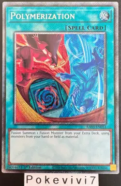 Carte YU-GI-OH! POLYMERISATION RA03-EN051 PSR NEUF - Image 1