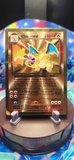 Charizard (Celebrations Metal Card) 004/102 Miscellaneous Cards & Products Holo - Image 1