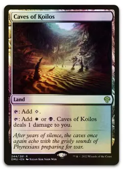 Caves of Koilos #244 (Foil) (LP) Dominaria United DMU Magic MTG - Image 1