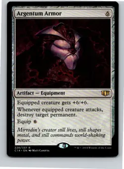 Magic the Gathering Argentum Armor Commander 2014 MTG Free Shipping! - Image 1